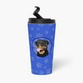 thumbnail image 3 of Carolines Treasures WDK1178TBL215 7.25 x 3.5 in. Unisex Rottweiler Black & Tan No.1 Stainless Steel 16 oz Tumbler, Blue, 3 of 5
