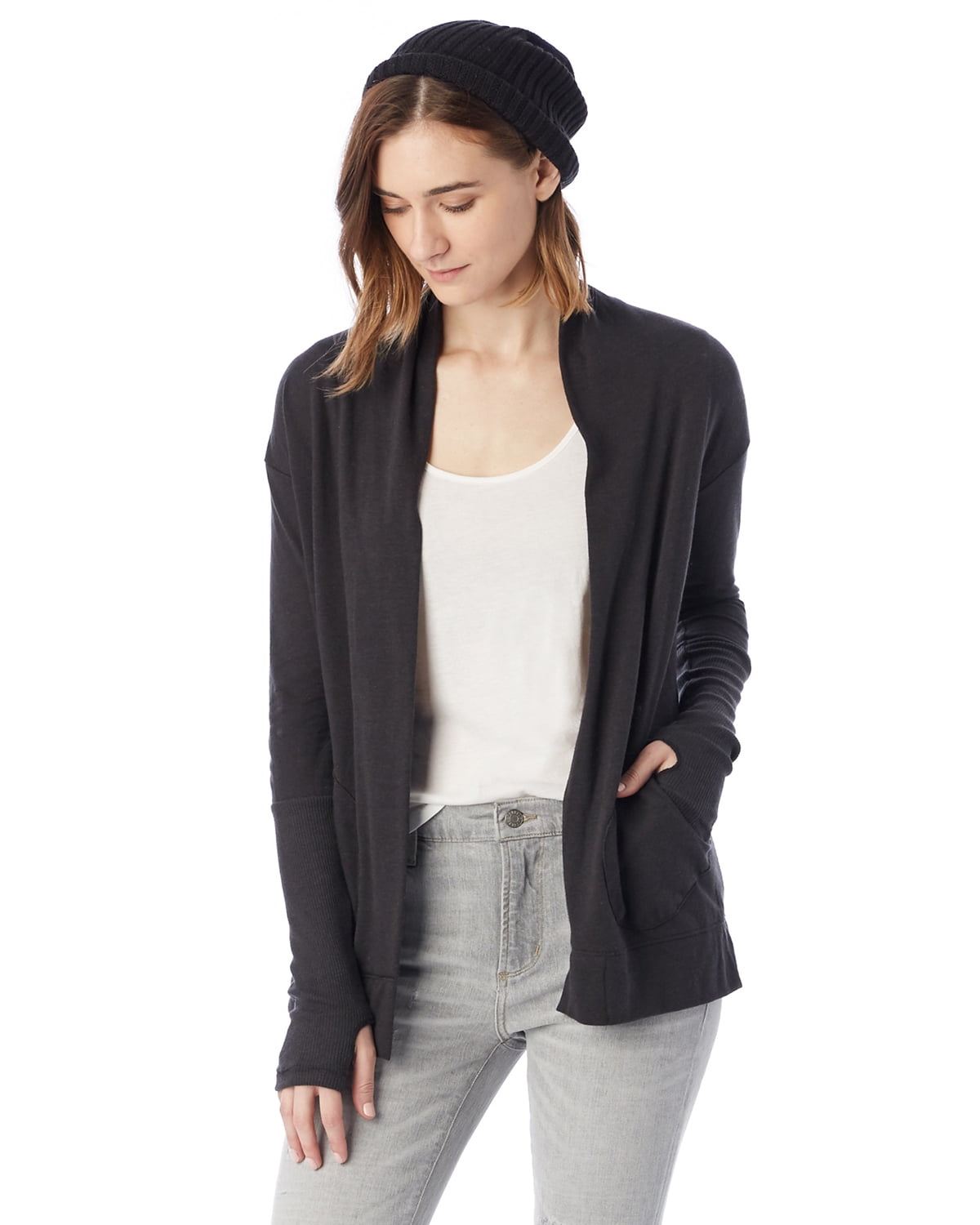 jersey wrap cardigan
