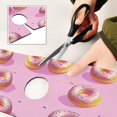 thumbnail image 6 of Yayeee Faucet Mat for Kitchen Sink 30" Diatomite Long Splash Guard Pad, Cartoon Doughnuts, 2 Pack, 6 of 7