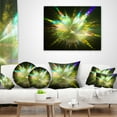 thumbnail image 4 of Designart Fractal Explosion of Paint Drops - Abstract Throw Pillow - 12x20, 4 of 5