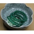 thumbnail image 4 of Bracelet Extensible Unisexe en Perles Rondes de 6 mm en Agate Verte Naturelle de Qualité A 7 Pouces, 4 of 5