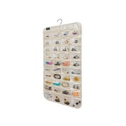 BB Brotrade HJO80 Hanging Jewelry Organizer,80 Pocket, Beige, Size No Size