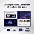 thumbnail image 4 of Horion 55 Inch 4K Interactive Whiteboard for Office, Zero-Latency 4K Wireless Mirroring, 50-Point Touch Smart Board with Android 13, Anti-Glare 3.2mm Toughened Glass, 55M3A, 4 of 10