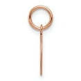 thumbnail image 2 of 14k Rose Gold Plain .027 Gauge Circular Engraveable Disc Charm, 2 of 3