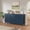 Blue, variant on WARAYZ 58" Modern Storage Sideboard Cabinet, 2-Door 2-Shelf Buffet Cabinet for Living Room, Dining Room, Kitchen & Entryway, Walnut