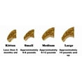 thumbnail image 4 of Purrdy Paws 100 Pack Soft Nail Caps for Cat Claws Gold Glitter Kitten, 4 of 4