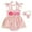 Light Pink, variant on Gubotare Baby Girl Outfits Baby Girl Summer Clothes Ruffles Ribbed Knit Romper Dress Jumpsuit Bodysuit with Headband Cute Outfit Set 0 3 6 9 12 18 24 Months ( Red,Size 3-6 Months)