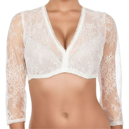 Rinsvye Women 1Pc Underwire Lingerie Strapless Halter Tops For Women Lace Vest Women S Elegant Skin Top Dirndl Blouse Black Dirndl Women Tube Top Bra Blouse Lace Blouse For Oktoberfest Linge