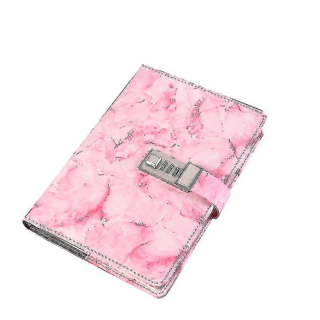 Diario De Mármol Con Candado Para Niñas Y Mujeres,Diario Secreto Con Candado Y Lindos Cuadernos Para Niña Adolescente Aespa kaili Sencillez