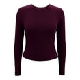 thumbnail image 1 of Playera George para Dama, Manga Larga Vino Talla EG, 1 of 4