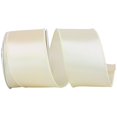 thumbnail image 1 of Reliant Ribbon 92575W-810-40F 2.5 in. Satin Value Wired Edge Ribbon, Ivory - 10 Yards, 1 of 1