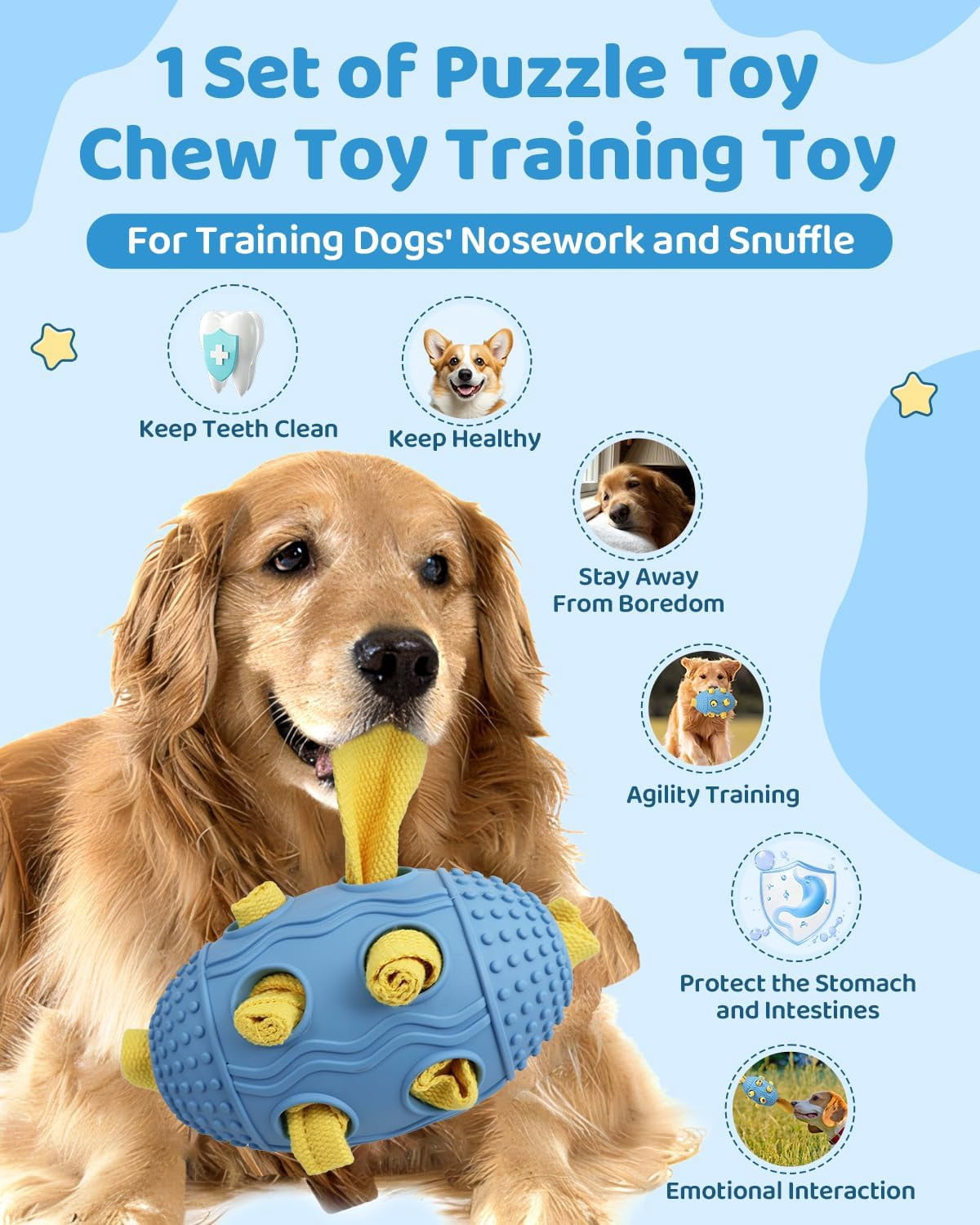 Interactive Dog Puzzle Toy for Natural Foraging Skills, Durable Snuffle Cube with Cloth Strips for Hide & Seek Treats, Slow Feeder for Mental Stimulation and Stress Relief in Green