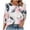 01 Pink, variant on Fewfanhot Womens Tops Casual Fashion Tops 3/4 Sleeve T-Shirts Cute Crewneck Basic Business Tees Blouses