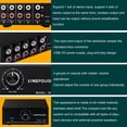 thumbnail image 3 of LYNEPAUAIO B063 Distributeur de Signal Audio 1 Entrée 4 Sorties Source de Signal Stéréo Répartiteur Audio Sortie Sans Perte Interface RCA Alimentée par USB 5V, 3 of 5