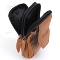 thumbnail image 4 of Bolsa de cambio para hombre, bolsa de bolsillo para monedas, billetera de piel de vaca, monedero con cremallera, bolsa para teléfono inteligente, 4 of 5