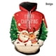 thumbnail image 3 of Sudadera con capucha de Papá Noel para hombre y mujer, con estampado digital 3D, informal, de manga larga, de talla grande, 3 of 5