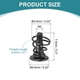 thumbnail image 2 of Uxcell GPU Spring Screws, 15pack M2x7.5mm 5.5mm Spring OD GPU Graphics Card Back Plate Heatsink Screws Computer Fan Fixed Screws, Black, 2 of 6