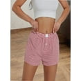 thumbnail image 3 of Boxer Shorts for Women Trendy Summer Low Rise Lounge Shorts Pajama Shorts Preppy Clothes, 3 of 6