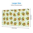thumbnail image 3 of Kdxio Avocado Doing Sport Print Large Gaming Mouse Pad,Non-Slip Base,Water Resist Keyboard Pad for Gamer,Office & Home,29.5 x 15.8 in, 3 of 9