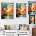 thumbnail image 4 of Designart "Minimalism Palm Trees Charm III" Floral Floater Framed Wall Decor, 4 of 7