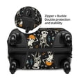 thumbnail image 4 of Balery Luggage Cover Dancing Skeleton Party Print Suitcase Covers for Luggage Elastic Washable Suitcase Protector Fits 18-32 Inch Luggage-Small, 4 of 9