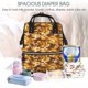 thumbnail image 5 of Fotbe Desert Camouflage Mochila Maternidad - Lona de Sarga Impermeable, Mochila de Pañales de Gran Capacidad con Múltiples Bolsillos y Correas Ajustables, 5 of 6