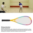 thumbnail image 4 of Training Squash Racquet, Aluminum Alloy Structure Large Racquet Face 23in Lightweight Junior Squash Racket Gift  for Gym for Kids, 4 of 7