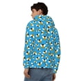 thumbnail image 4 of Kdxio Flying Bees Print Men Hoodies Casual Hoodies for Men with Zip Pockets Full Zip Long Sleeve Sweatshirt Sports Hooded Jacket-XX-Large, 4 of 5