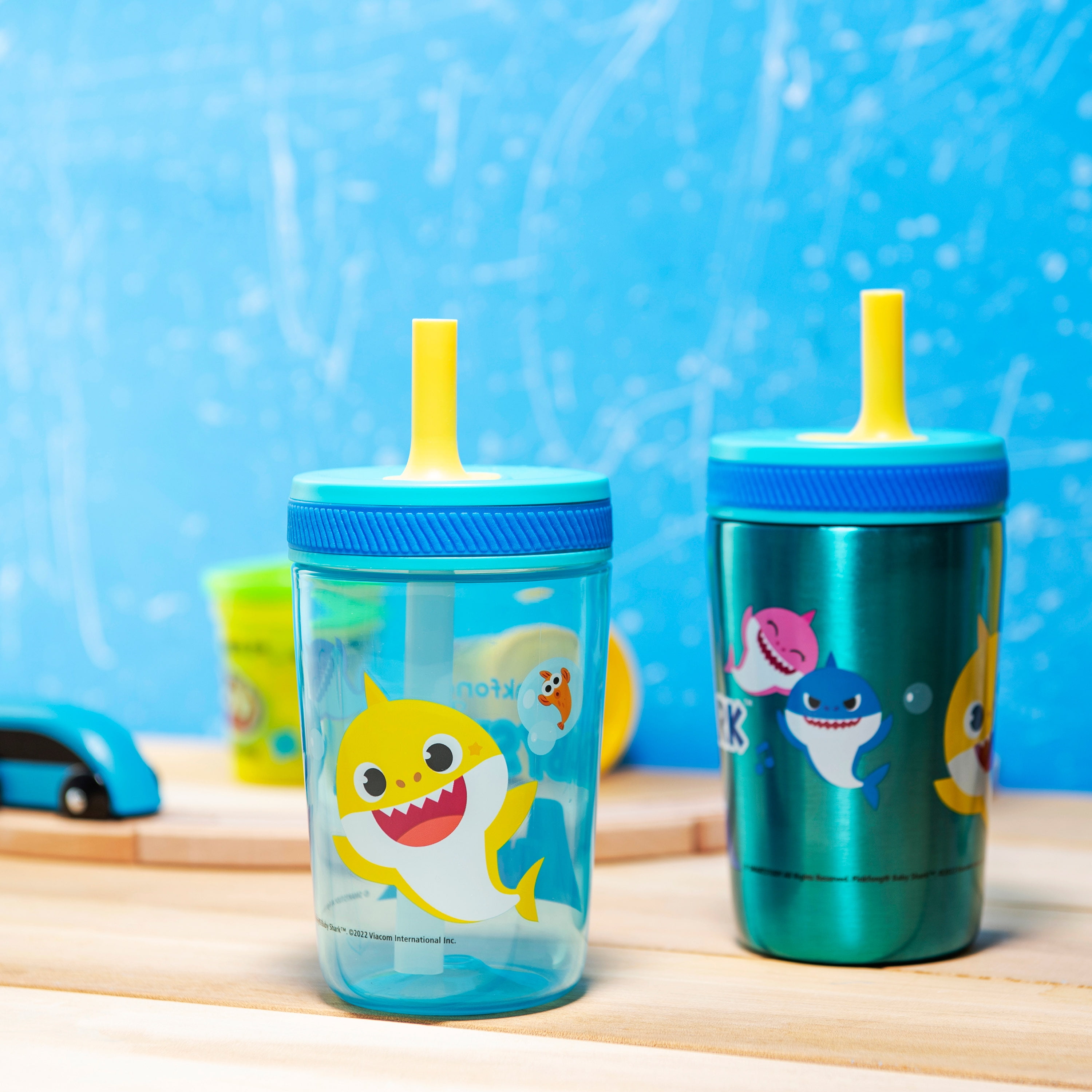 Baby Shark 12oz Stainless Steel Double Wall Kelso Tumbler - Zak Designs