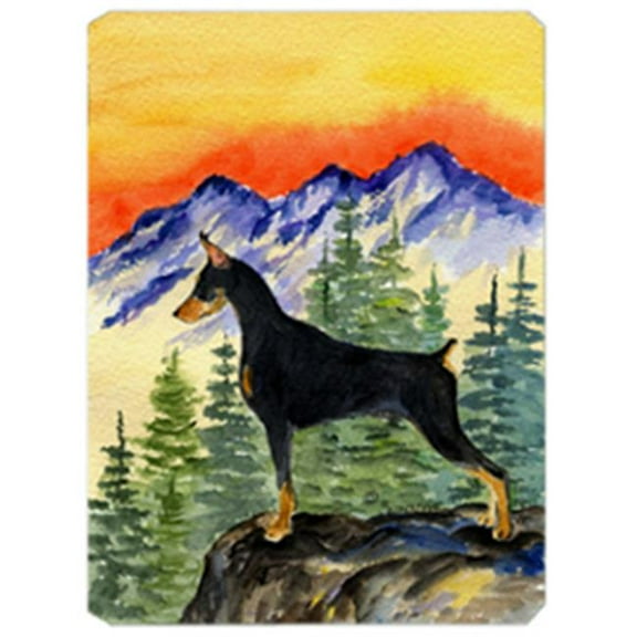 Doberman Mouse Pad, Hot Pad & Trivet