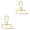Gold, variant on HOMYL 2 Pieces Snap Hook Swivel Clasp Detachable DIY Bag Strap Hardware Bag Buckle Light Gold