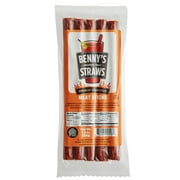 Benny's Original Meat Straws 5-Pack Smokin' Chipotle Meat Sticks
