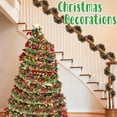 thumbnail image 6 of OIUR 2/4/6/8/10Pcs Christmas Color Strips Christmas Ribbons Garland Indoor Outdoor Festive Decor Versatile Festive Accessory, 6 of 7