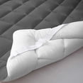thumbnail image 4 of 800GSM Mattress Topper Twin XL Size,Mattress Pad (8-22" Depth) Fits All Sizes,- Microfiber Pad Cover, Mattress Pads, Extra Thick Cooling Twin XL Size Bed Mattress Topper 39"x80" Inches Dark Grey, 4 of 8
