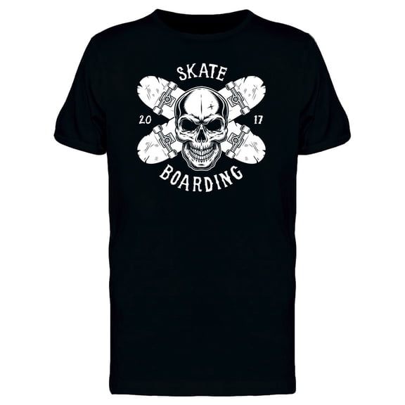 Skate Boarding 2017 T-Shirt Men -Image by Shutterstock, Male 3X-Large