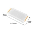 thumbnail image 3 of WKSCLPAI Transparency Pencil Box, Large Capacity Stationery Box, Graphene Drop-proof Construction Plastic Stationery Case, Orange, 3 of 3