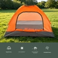 thumbnail image 2 of Forest Myth 2 Person Instant Pop Up Camping Tent, Easy Set Up, Green & Orange, 2 of 8