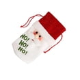 thumbnail image 2 of Injueey Funda para botella de vino con cordón de alce, de comedor de felpa, ropa de lentejuelas, decoración del hogar, bolsa de champán, Kits de decoración para fiestas Papá Noel Injueey HA068247-01, 2 of 6