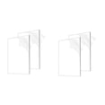 thumbnail image 1 of 4 hojas acrílicas de 1/8 pulgadas de espesor (3 mm), plexiglás fundido transparente de 8x12 pulgadas para proyectos de exhibición de carteles Diy,, 1 of 5