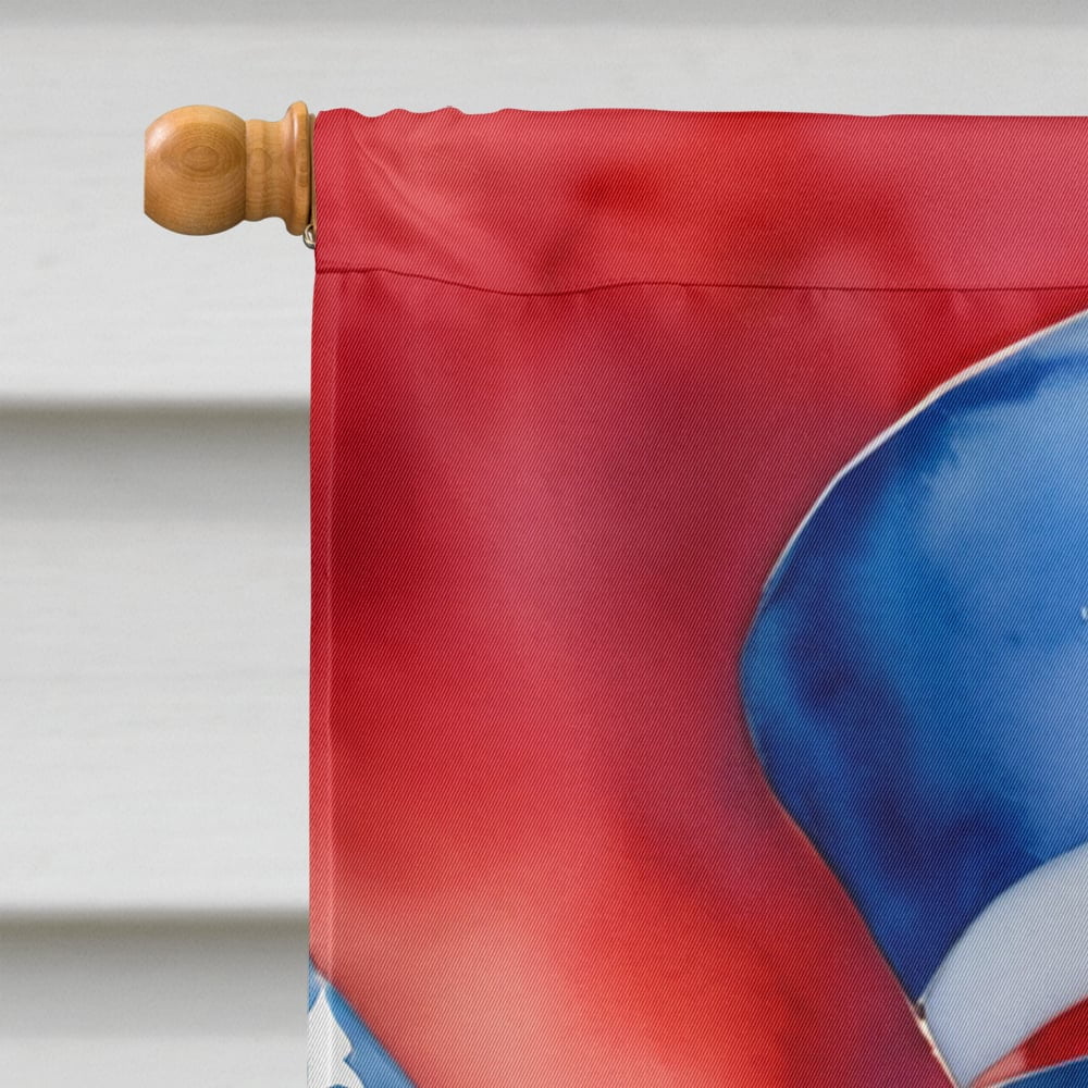 Sussex Spaniel Patriotic American House Flag 28 in x 40 in