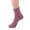 Hot Pink, variant on Women Solid Color Cable Knit Athletic Style Socks Mixed Thick Winter Warm Wool Mid Tube Footwear Comfort GN1