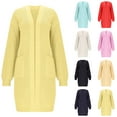 thumbnail image 1 of Sentmoon Jacket for Women Knitted Womens Long Sleeve Tops Plus Size Solid Color Loose Warm Womens Blouse Comfy Fall and Winter for Early Spring Weather L, 1 of 5