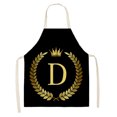 thumbnail image 1 of Delantal de cocina de lino - Delantal de cocina sin mangas de lino de algodón con estampado de letras Wmkox8yii FHAKJF1445, 1 of 1