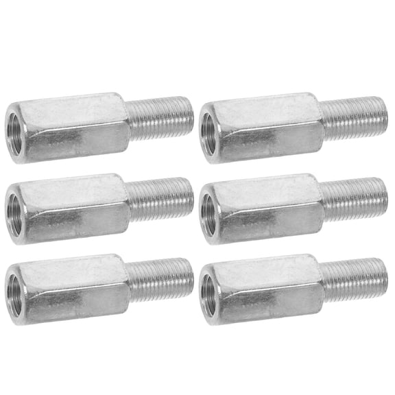 LOLIPPYY Training Wheel Axle Extension Bolts Silver 6pcs Metal for Bike