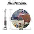 thumbnail image 3 of Saiise Pikmin Print Compact Mirror,Travel Makeup Mirror,Mini Mirror for Purse,Handbag,2.6 inch Small Folding Portable Handheld Mirror, 3 of 9