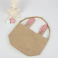 thumbnail image 4 of Easter Bunny Basket Egg Bags for Kids,Canvas Cotton Personalized Candy Egg Basket Rabbit Buckets Gifts Bags for Easter, 4 of 4