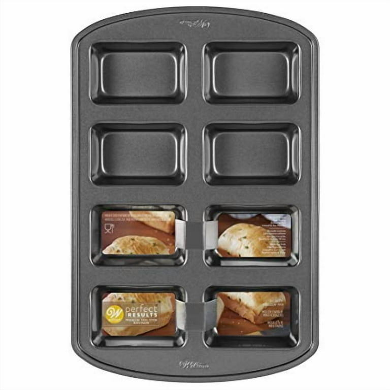 Wilton Perfect Results Non-Stick Mini Loaf Pan, 8-Cavity