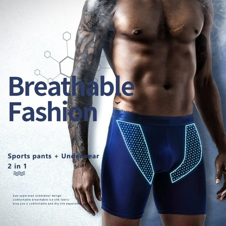 Men's Sport Performance Mesh Boxer Brief Underwear 
