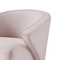 thumbnail image 5 of Armchair Accent Chair, Pink, Velvet, Modern Contemporary, Mid Century Living Hotel Lounge Cafe Lobby, 5 of 8