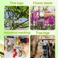 thumbnail image 6 of 50Pcs Aluminum Tags with Ties - Durable Metal Garden Markers for Outdoor Plants, Waterproof Tree Labels & Greenhouse Identification - Reusable Labels, 6 of 9